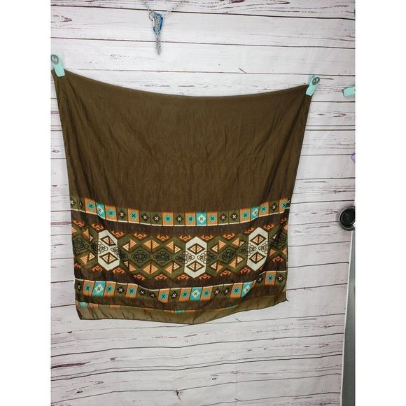 Indian Aztec Printed Wrap Scarf‎ sarong shawl - Picture 4 of 11